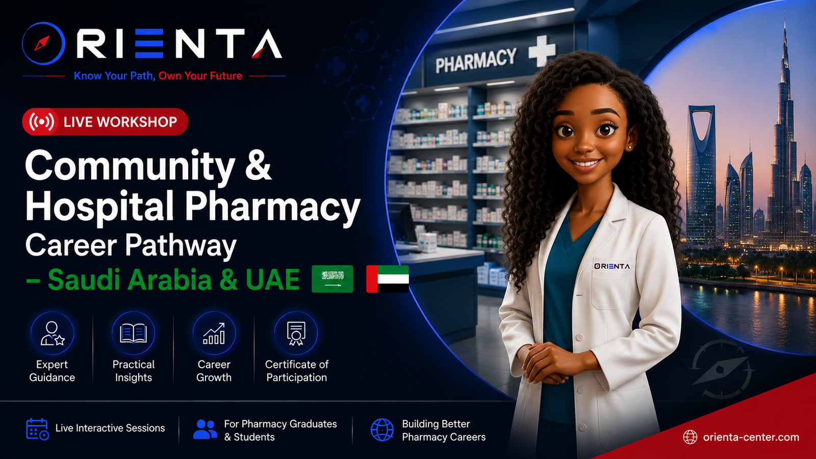 Hospital & Community Pharmacy Career Path Workshop – KSA & UAE